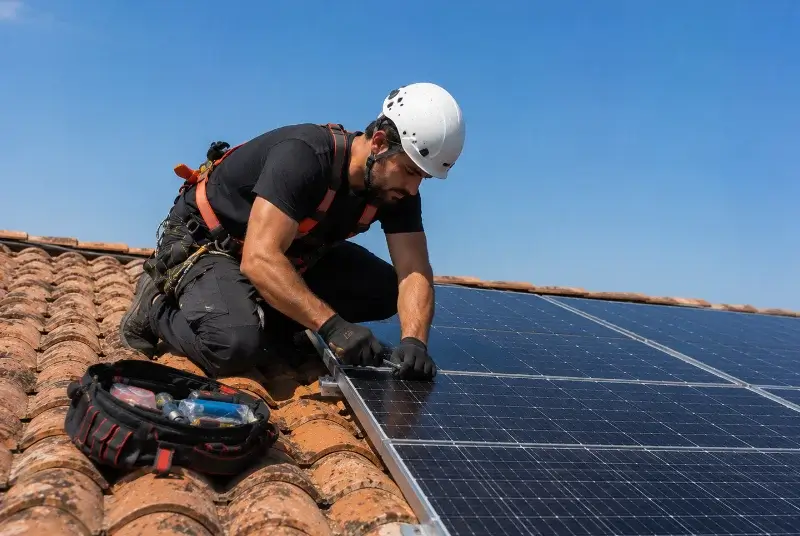 Maintenance et monitoring de panneaux solaires à Renescure