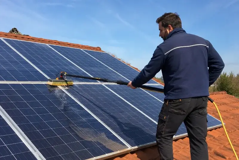 Nettoyage et entretien de panneaux solaires à Renescure